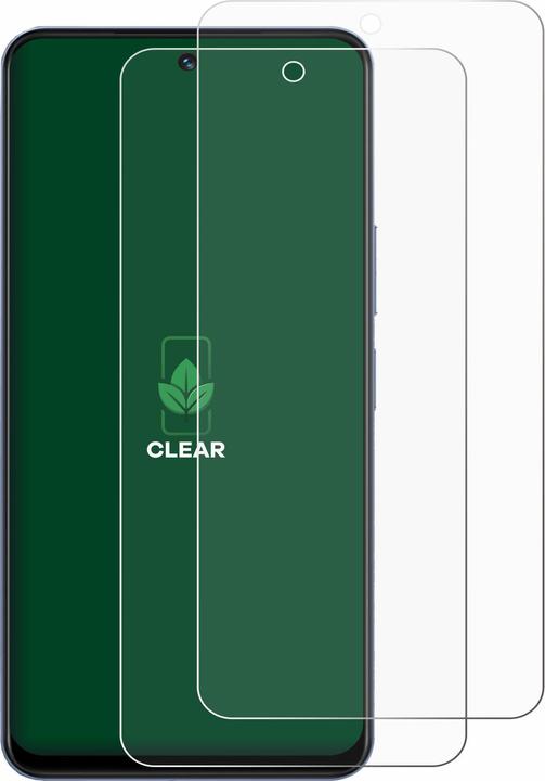 Actual product image ScreenLeaf Screen Protector sustainable Screen Protection, clear, anti-scratch (2 Piece, Vivo V29)