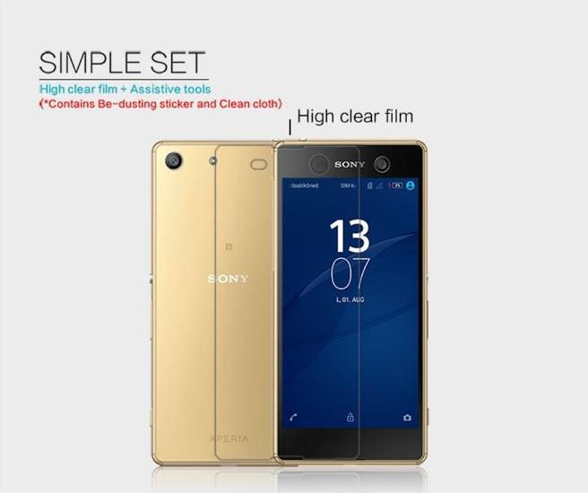 Actual product image Nillkin Super Clear (1 Piece, Sony Xperia M5 Dual, Sony Xperia M5)