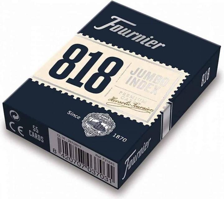 Image du produit Bicycle Cartes 818 - Rouge/Bleu (2 Jumbo -Index)