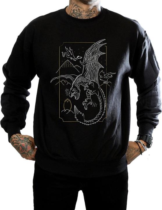 Immagine prodotto Dragon Line Art Felpa Uomo (M)