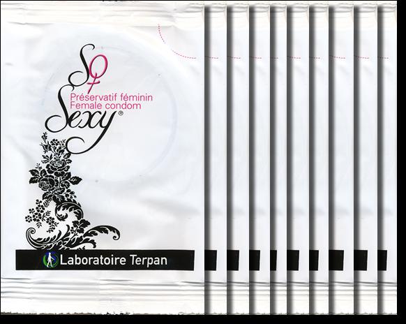 Actual product image Terpan So Sexy - Female condom "Femidom", 10 pieces, latex-free, free from unnecessary chemicals (10 pcs.)