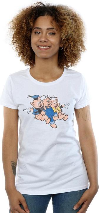 Immagine prodotto Disney Three Little Pigs Jump Maglietta Donna (XXL)