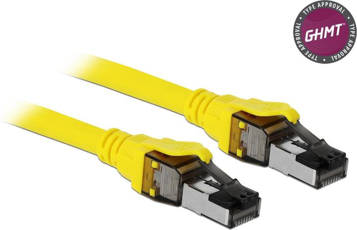 Image du produit Delock Câble patch : S/FTP, 3m, jaune (S/FTP, CAT8.1, 3 m)