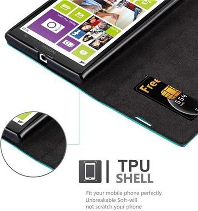 Produktbild Cadorabo Book Invisible Magnet Cover (Nokia Lumia 1020)