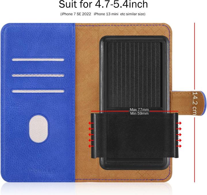 Actual product image Cadorabo Case for Huawei ASCEND G6 Book Cover (Huawei Ascend G6)