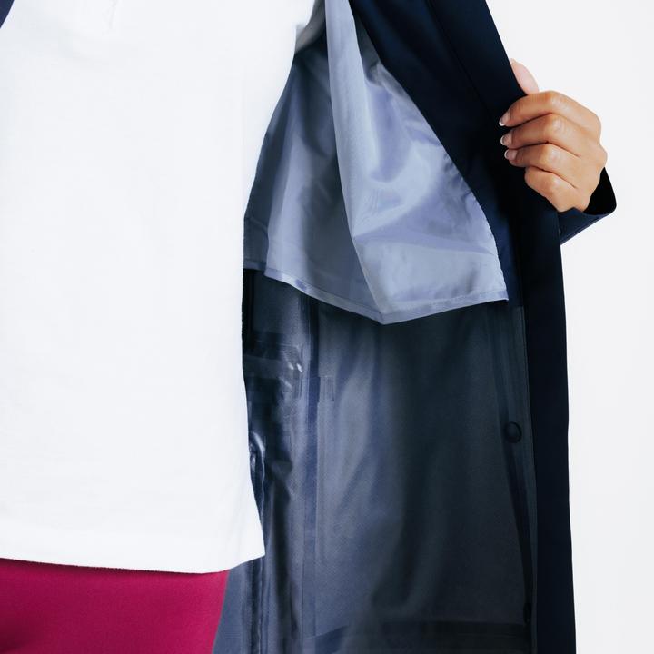 Image du produit Fouganza Veste équitation longue imperméable - marine (XS)