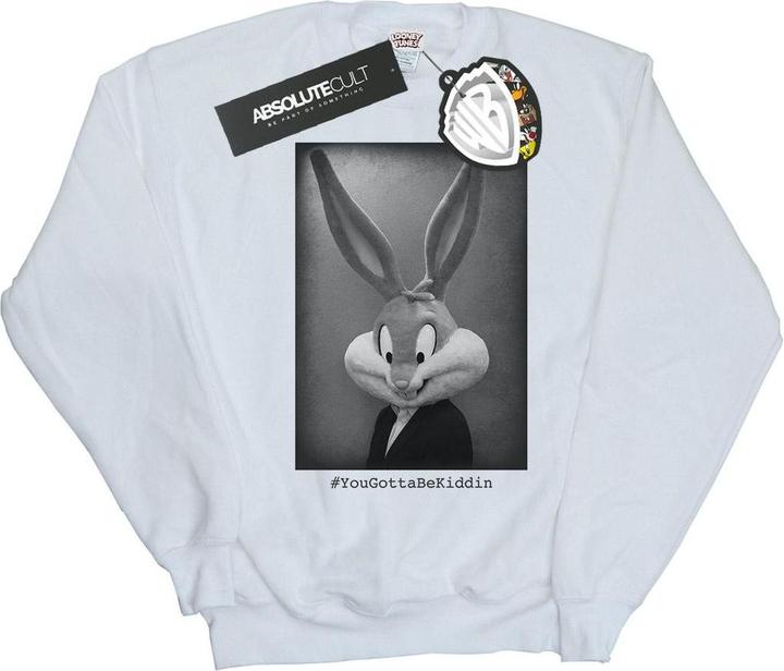 Immagine prodotto Looney Tunes Bugs Bunny Yougottabekiddin Felpa Uomo (L)