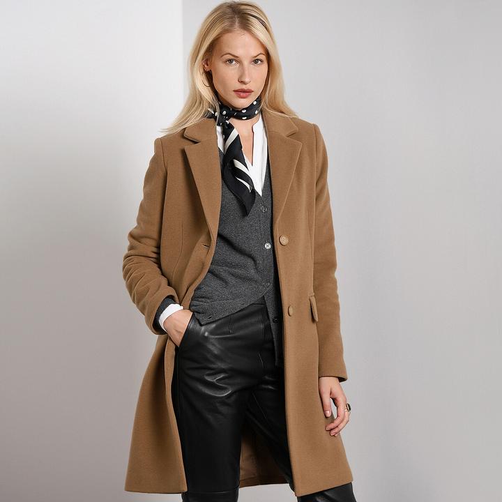 Actual product image Anne Weyburn Half-length coat with button fastening (52)