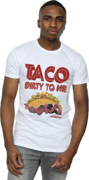 Actual product image Mens Deadpool Taco Dirty To Me T-Shirt (XL)