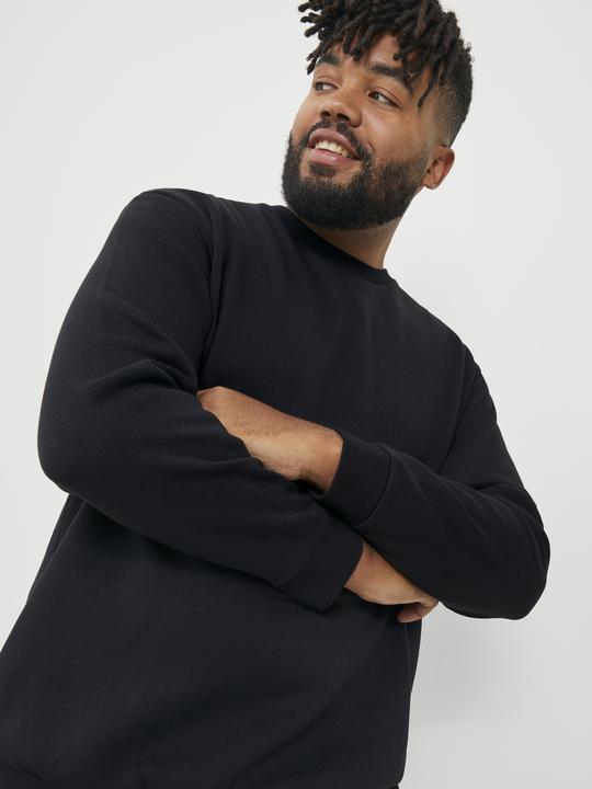 Produktbild Jack & Jones Plus Size Einfarbig Sweatshirt mit Rundhals Sweatshirt mit Rundhals (XXL)