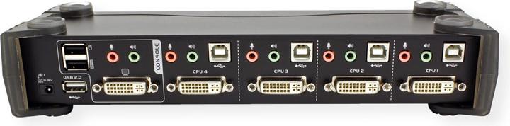 Actual product image Aten CS1764A, 4 Port KVM Switch, 2x USB, DVI
