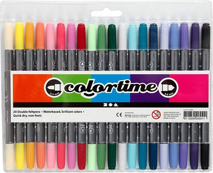 Actual product image Creativ Company Colortime Double Marker (Additional colours, 20 x)