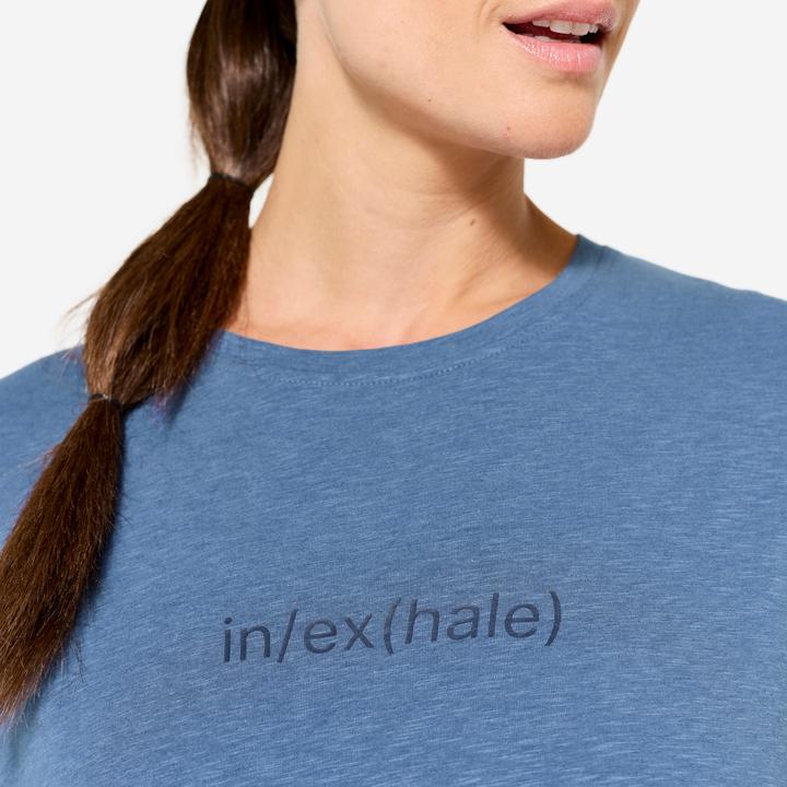 Produktbild Kimjaly Women's Short-Sleeved Yoga T-Shirt - Dark Blue (M)