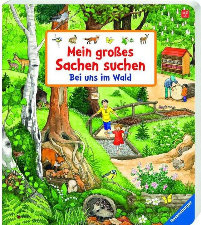 Actual product image Ravensburger Mein grosses Sachen suchen: Wald (German, Susanne Gernhäuser, 2020)