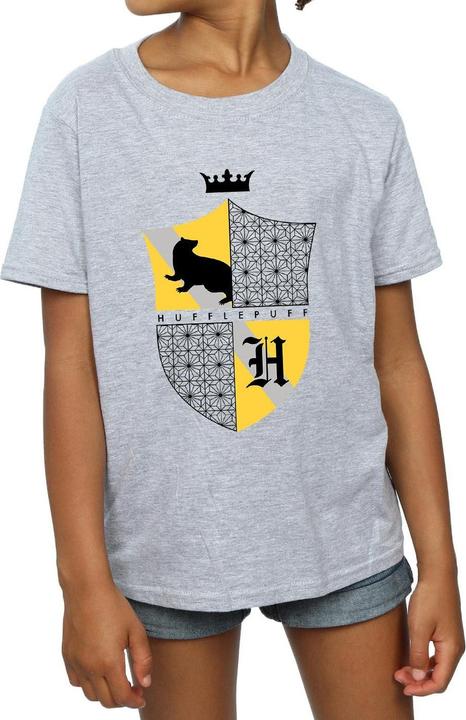 Immagine prodotto Hufflepuff Shield Maglietta Ragazze (140, 146)