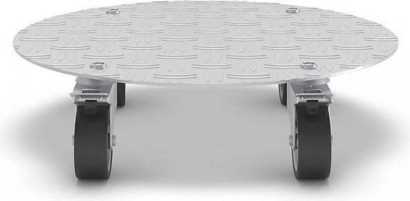 Image du produit Wagner System Chariot d'installation, aluminium, charge max. 150 kg, Ø 300 mm.