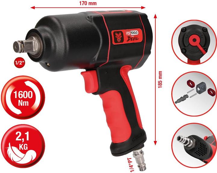Actual product image KS Tools The Devil (Air blast)