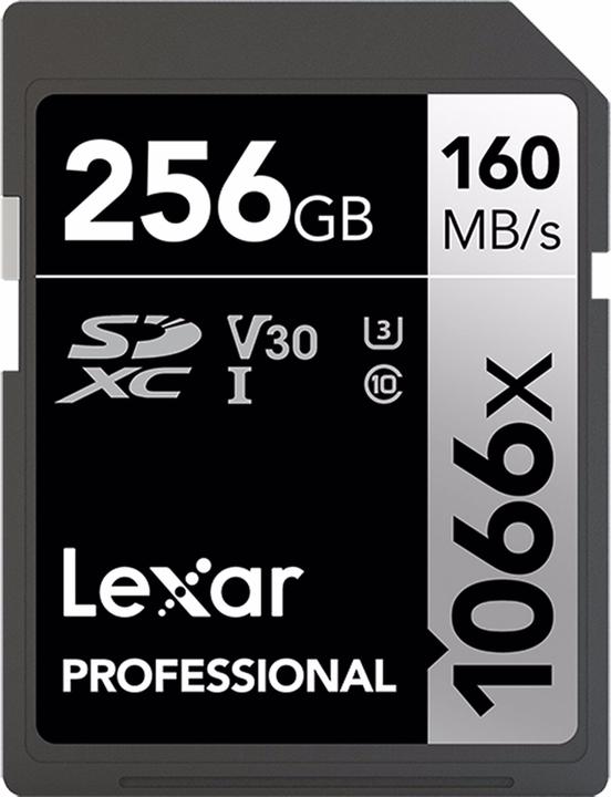 Lexar Scheda SDXC 256GB Professional 1066x UHS-I V30 U3 (256 GB, SDXC, U1, UHS-I)