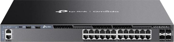 Produktbild TP-Link Omada 24-Port Gigabit Stackable L3 Managed Switch With 4 10ge Sf (24 Ports)
