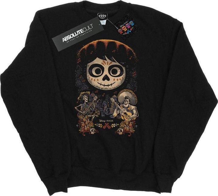 Actual product image Disney Mens Coco Miguel Face Poster Sweatshirt (M)