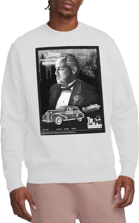Actual product image The Godfather Unisex Adult Don Vito Corleone Poster Sweatshirt (M)