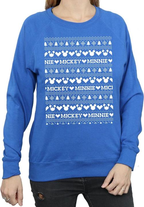 Produktbild Disney Mickey And Minnie Christmas Fair Isle Sweatshirt (S)