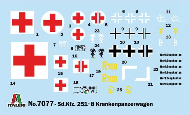 Actual product image 1:72 Sd.Kfz. 251/8 Ambulance
