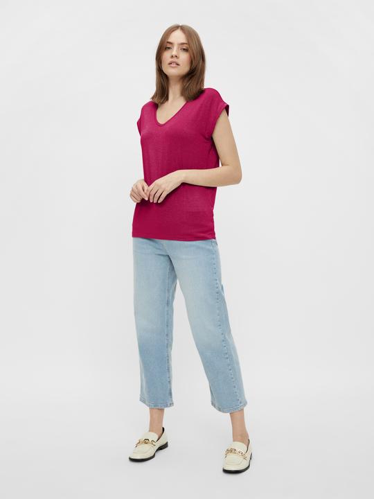 Actual product image Pieces Pcbillo Tee Lurex Stripes Noos Bc (L)