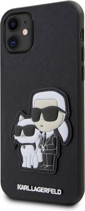 Image du produit Karl Lagerfeld KLHCN61SANKCPK iPhone 11 / Xr 6.1" étui rigide czarny/black Saffiano Karl & Choupette (Apple iPhone 11)