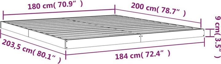 Produktbild VidaXL Burr (180 x 200 cm)