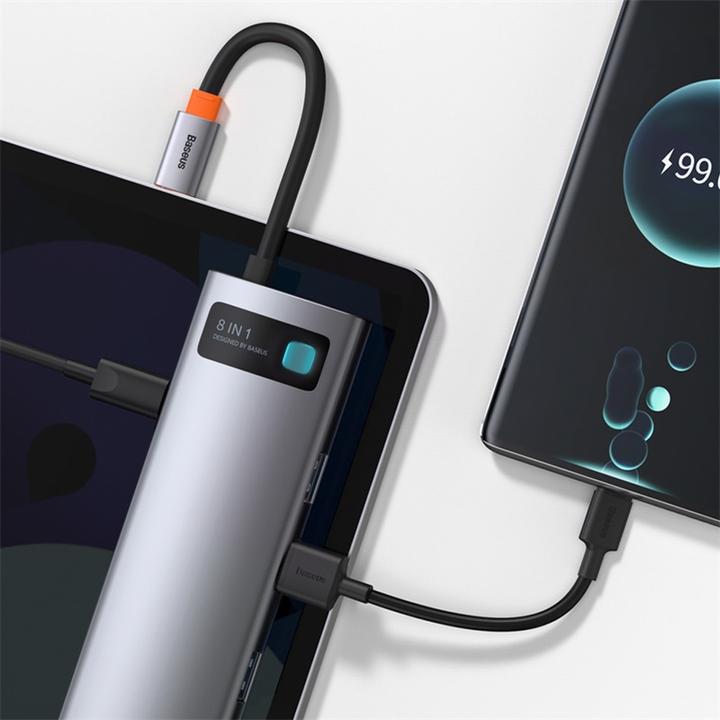 Produktbild Baseus Metal Gelam Series (USB-C, 8 Ports)