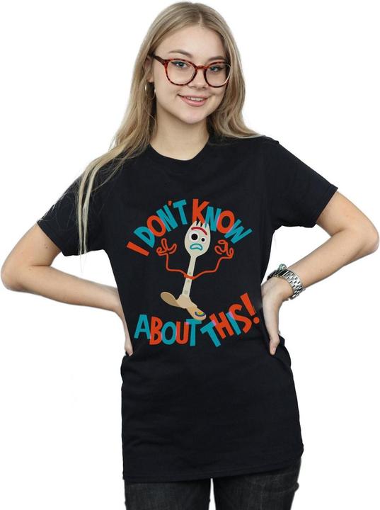 Immagine prodotto Disney Toy Story 4 Forky I Dont Know About This Maglietta Ampia Donna (3XL)