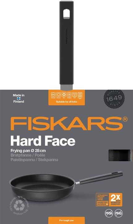 Immagine prodotto Fiskars Friggitrice a parete 1052224, 28 cm (28 cm, Padella per friggere, Alluminio)