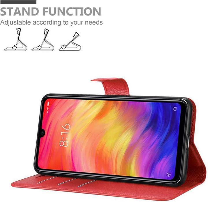 Produktbild Cadorabo Book mit Standfunktion Cover (Xiaomi Redmi Note 7)