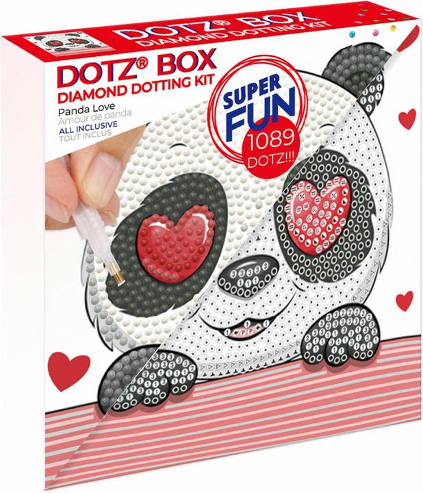 Actual product image Diamond Dotz Diamond Painting Panda Love