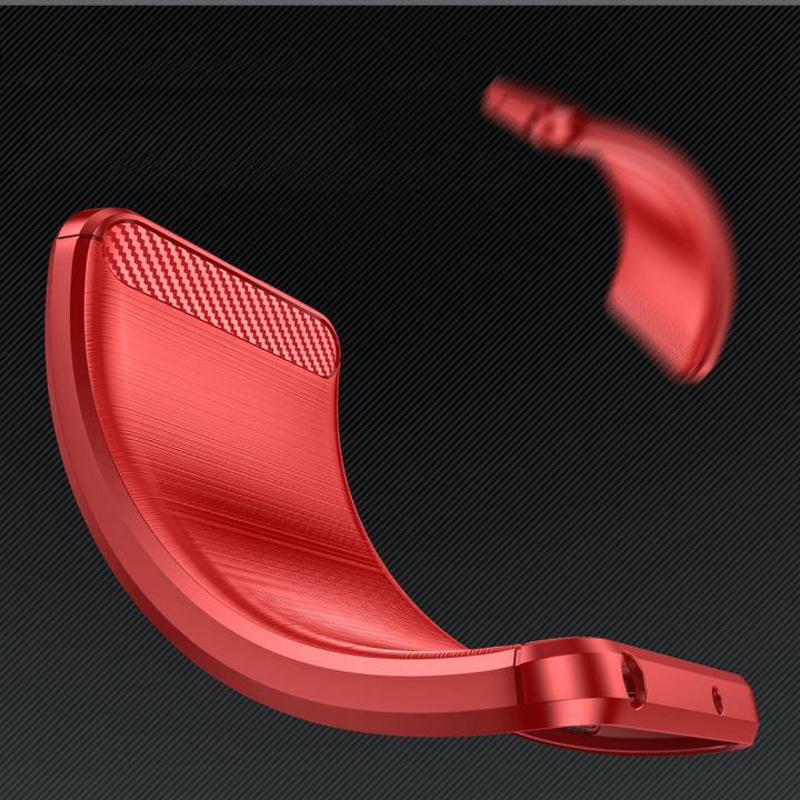 Produktbild Cover-Discount Xiaomi 14 Ultra - Metall Carbon Look Hülle rot (Xiaomi 14 Ultra)