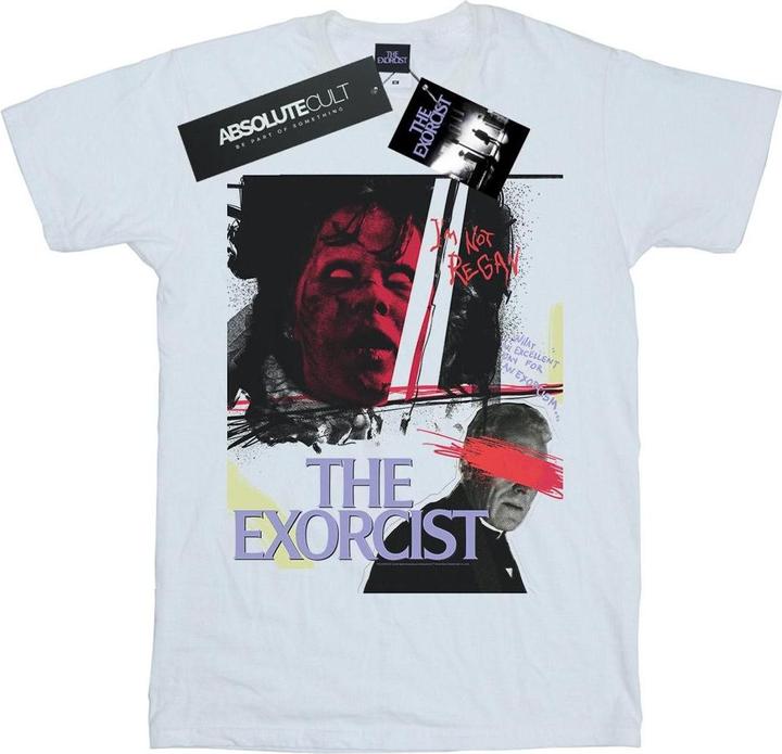 Actual product image The Exorcist Mens Scratched Eyes T-Shirt (3XL)