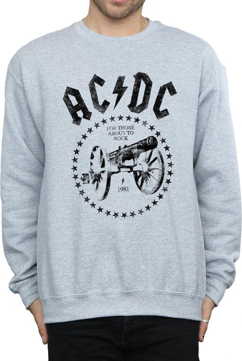 Produktbild AC/DC We Salute You Kanone Baumwolle Sweatshirt (M)