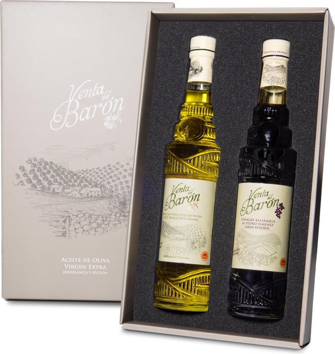 Venta del Barón PX Vinegar 500ML + Extra Virgin Olive Oil 500ML (1000 ml)