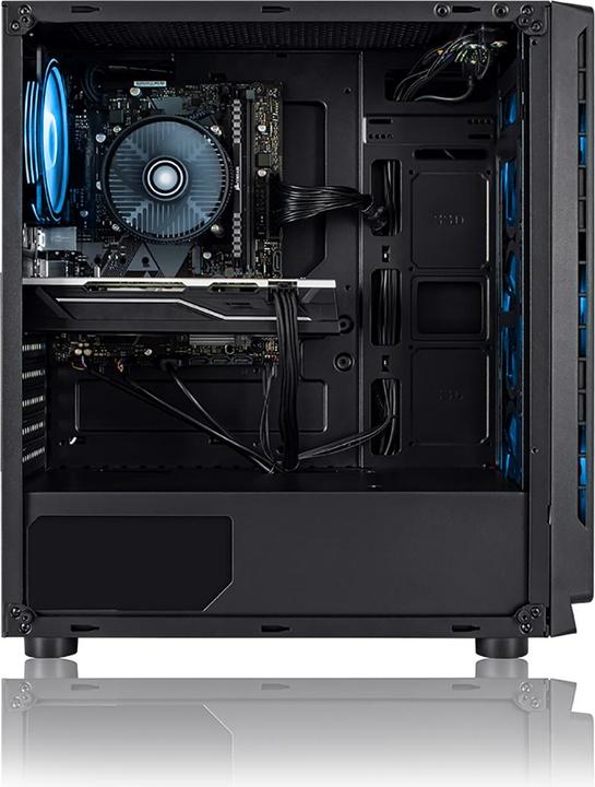 Actual product image Megaport Gaming Complete PC Intel Core i5-10400F- GeForce GTX1650 - 24" Full-HD + Keyboard+Mouse - 16-DE (Intel Core i5-10400F, 16 GB, 500 GB)