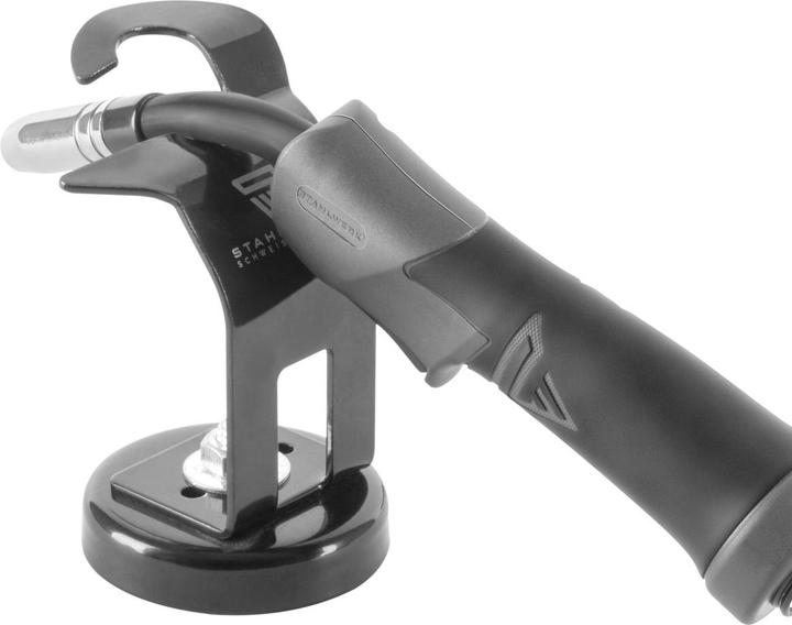Actual product image Stahlwerk MIG MAG welding torch holder with magnetic base