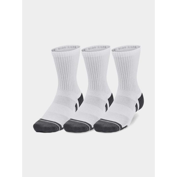 Produktbild Christina Aguilera Under Armour Performance Cotton Mid-Crew Socks White (3x) (36, 42)