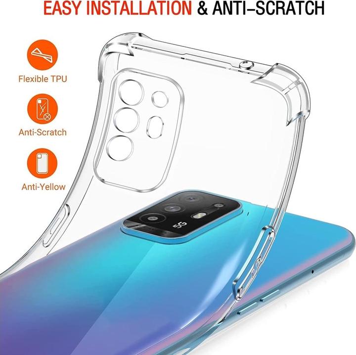 Produktbild Screenguard Oppo A94 5G Hülle Crystal Soft Airbag Bumper (Oppo A94 5G)