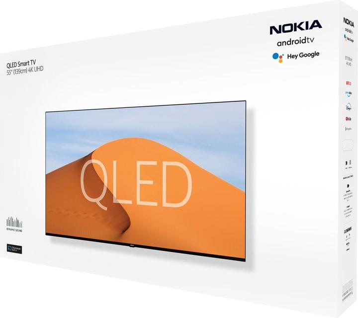 Actual product image Nokia QNR55GV215ISW TCS SMA XXX UHD 139 QNR55GV215ISW (55", QLED, UHD, 2022)