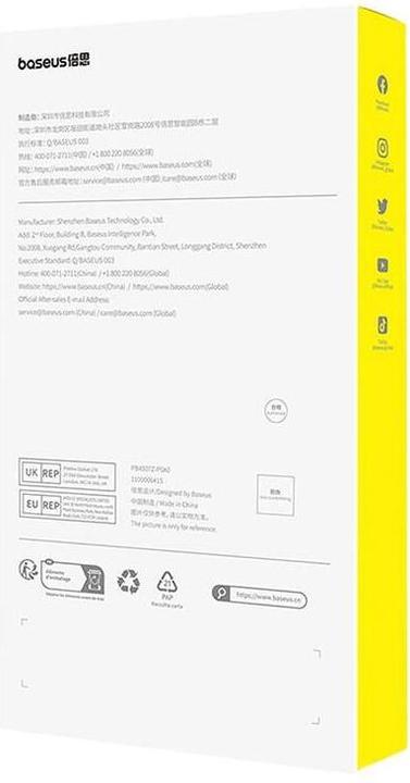 Actual product image Baseus privacy tempered glass Superior for iP 11Pro/X/XS +2x cleaning kit i EasyStick (1 Piece, Apple iPhone XS, Apple iPhone 11 Pro, Apple iPhone X)