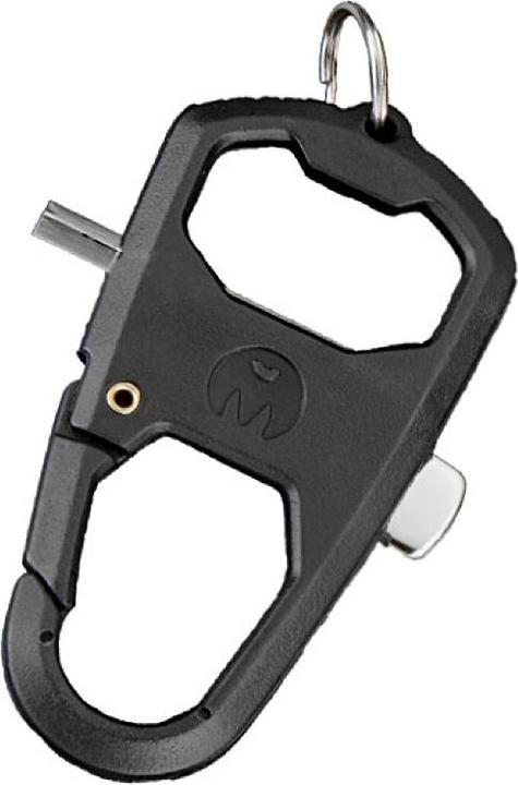 Actual product image 3 Legged Thing Toolz Multi function Carabiner Tool Black (Bag of 20pcs)