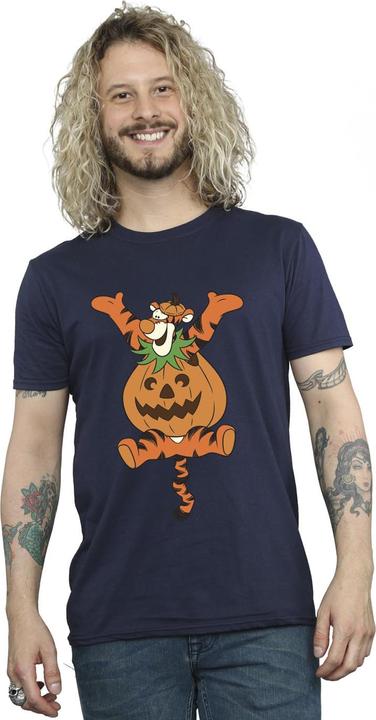 Actual product image Winnie the Pooh Mens Tigger Pumpkin Cotton T-Shirt (L)