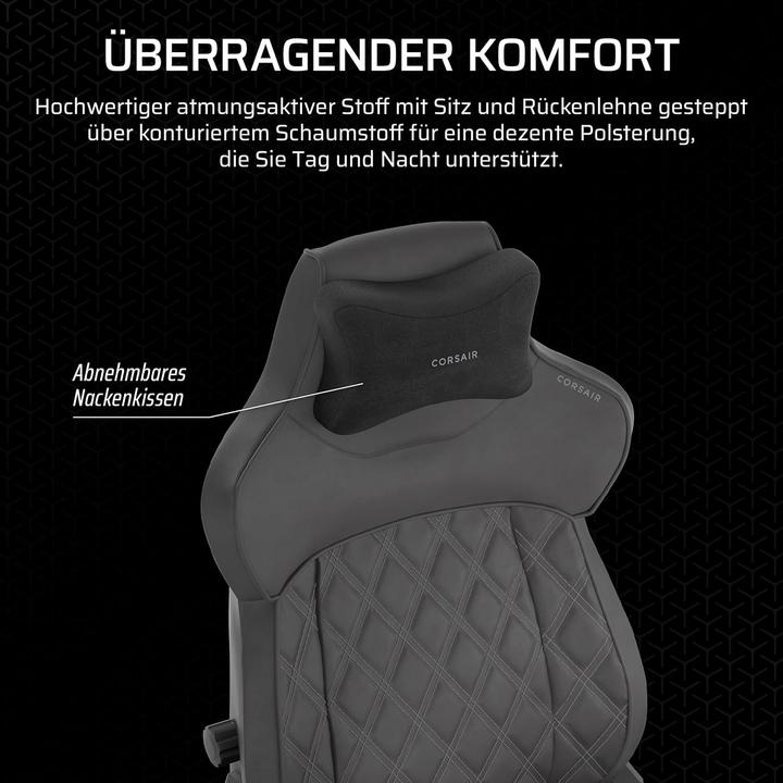 Actual product image Corsair TC500 LUXE Gaming Chair - Shadow