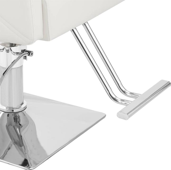 Produktbild Physa Friseurstuhl mit Fussstütze höhenverstellbar Barber-Stuhl 150 kg Carlisle weiss