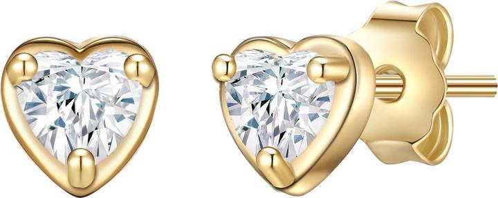 Immagine prodotto Glanzstücke München Cuore da donna in argento Sterling Topazio Oro Giallo - 31462 (Argento)